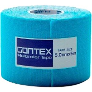 (まとめ買い)GONTEX Multicolor Tape GTRT003BLS ブルー 幅5cm×長さ5m 伸縮性ロールテープ×4セット