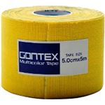 （まとめ買い）GONTEX Multicolor Tape GTRT006YLS イエロー 幅5cm×長さ5m 伸縮性ロールテープ×4セット