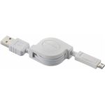 エレコム 巻取り式切替スイッチ付スマホ用充電&データ通信ケーブル MPA-AMBSWRL08WH