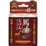 （まとめ買い）ケアフアスト 馬油石鹸 80g×4セット