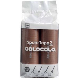 （まとめ買い）スペアテープ コロコロ コロフル 2巻入 ブラウン C4497×6セット - 拡大画像
