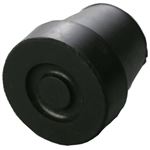 ささえ四点支持ステッキ用杖先ゴム ブラック R08910×17セット