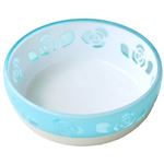 ペッツルート おいしく見えるニャン食器 ミニ ブルーローズ×3セット