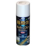 （まとめ買い）アサヒペン 高耐久ラッカースプレー オールドグリーン 300ml×5セット