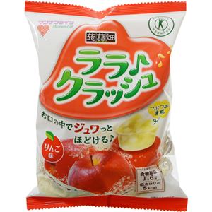 （まとめ買い）【ケース販売】蒟蒻畑 ララクラッシュ りんご味 24g×8個×12袋×4セット