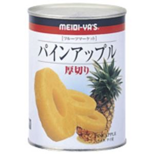 （まとめ買い）明治屋 厚切パインアップル 565g×15セット