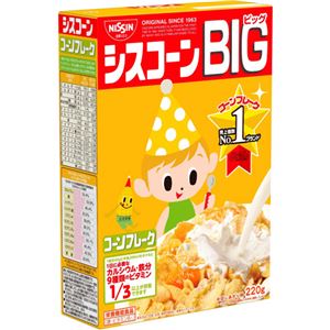 （まとめ買い）シスコーンBIG  コーンフレーク 220g×19セット