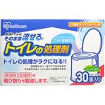 （まとめ買い）アイリスオーヤマ ポータブルトイレ処理剤 30包×2セット