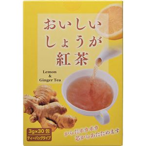 （まとめ買い）おいしいしょうが紅茶 ティーバッグタイプ 3g×30包×12セット