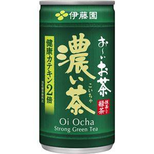 【ケース販売】伊藤園 おーいお茶 濃い茶 190g×30本