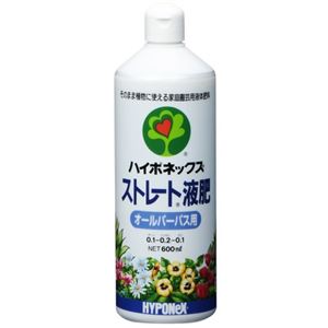 （まとめ買い）ハイポネックス ストレート 液肥 オールパーパス用 500ml×9セット