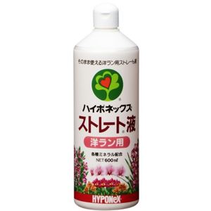 （まとめ買い）ハイポネックス ストレート 液肥 洋ラン用 600ml×9セット