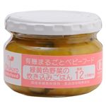 （まとめ買い）有機まるごとベビーフード 緑黄色野菜の炊き込みごはん 100g 12ヶ月頃から×12セット