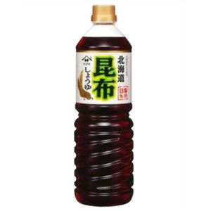 （まとめ買い）ヤマサ 北海道 昆布しょうゆ(だし醤油) 1L×5セット - 拡大画像