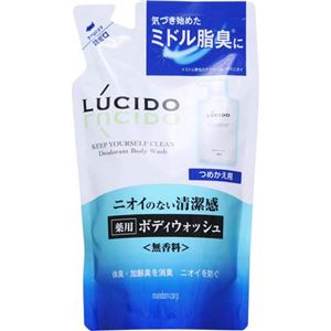 （まとめ買い）ルシード 薬用デオドラントボディウォッシュ つめかえ用 380ml×6セット