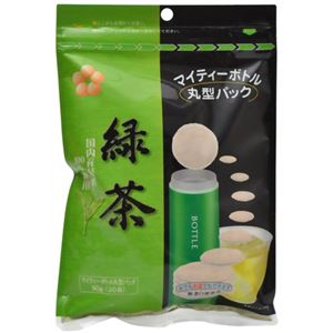 （まとめ買い）日薬壮健 マイティーボトル丸型パック 緑茶 30袋×10セット