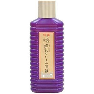 （まとめ買い）蜂乳 クリーム石鹸(特選) 200ml×10セット