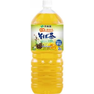 【ケース販売】伊藤園 伝承の健康茶 そば茶 2L×6本