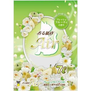 （まとめ買い）香る紙砂 Air フレッシュフルーティの香り 7L×22セット