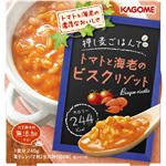 （まとめ買い）【ケース販売】カゴメ 押し麦ごはんでトマトと海老のビスクリゾット 240g×6個×4セット