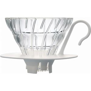 （まとめ買い）ハリオ V60耐熱ガラス透過ドリッパーN01 VDGN-01W×4セット