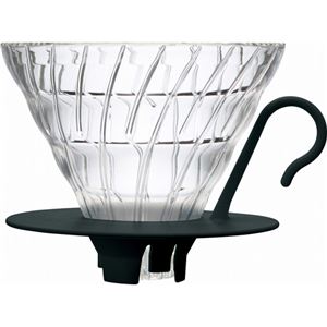 （まとめ買い）ハリオ V60耐熱ガラス透過ドリッパーN02 VDGN-02B×4セット
