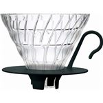 （まとめ買い）ハリオ V60耐熱ガラス透過ドリッパーN02 VDGN-02B×4セット