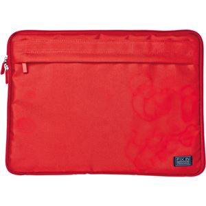 （まとめ買い）Digio2 Ultrabook用 バッグ・イン・バッグ スリムタイプ FIX IN-13.3インチ SZC-FIXS002R レッド×2セット