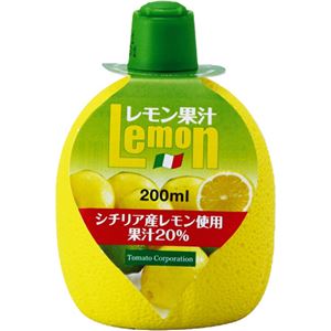 （まとめ買い）トマトコーポレーション レモン果汁20% 200ml×29セット