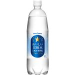 （まとめ買い）【ケース販売】ポッカサッポロ おいしい炭酸水 1L×12本×2セット