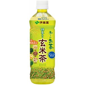 【ケース販売】伊藤園 おーいお茶 抹茶入り玄米茶 525ml×24本