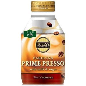 （まとめ買い）【ケース販売】TULLY'S(タリーズ) バリスタズプライムプレッソ 270ml×24本×2セット