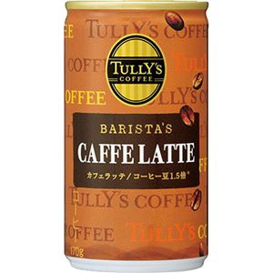 （まとめ買い）【ケース販売】TULLY'S(タリーズ) バリスタズカフェラッテ 170g×30本×2セット