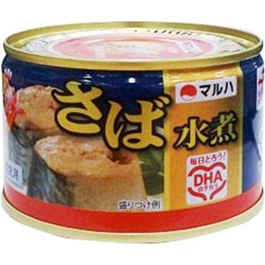 【訳あり・在庫処分】（まとめ買い）マルハ さば水煮 月花 200g×27セット 【賞味期限：2017/11/1】