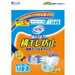 （まとめ買い）リフレ 簡単テープ止めタイプ横モレ防止 Mサイズ 5回吸収 小パック2枚入×14セット