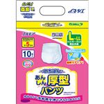 （まとめ買い）エルモア いちばん あんしん厚型パンツ L-LLサイズ 男女共用 5回吸収 10枚入×6セット