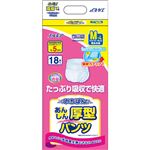 （まとめ買い）エルモア いちばん あんしん厚型パンツ M-Lサイズ 男女共用 5回吸収 18枚入×12セット