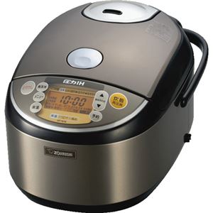 象印 圧力IH炊飯ジャー プラチナ圧釜 1升炊き NP-NI18-XT ステンレスブラウン
