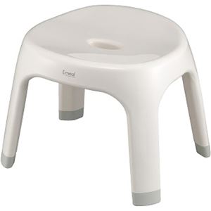 （まとめ買い）エミール 風呂椅子 S25 ホワイト×2セット - 拡大画像