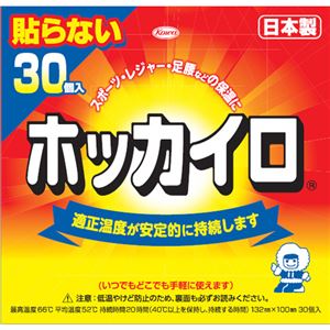 ホッカイロ 貼らない レギュラー 30個入