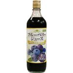 （まとめ買い）野田ハニー ブルーベリー100%ジュース 720ml×3セット