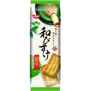 （まとめ買い）【ケース販売】日清シスコ 和びすけ 抹茶 22枚×12袋×2セット