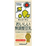 （まとめ買い）【ケース販売】紀文 おいしい無調整豆乳 200ml×18本×3セット