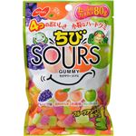 （まとめ買い）【ケース販売】ノーベル ちびサワーズグミ フルーツアソート 80g×6袋×7セット