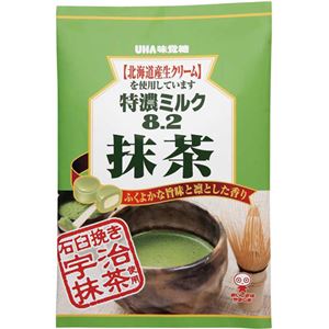 （まとめ買い）味覚糖 特濃ミルク8.2 抹茶 84g×6袋×6セット