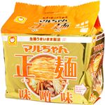 （まとめ買い）マルちゃん正麺 味噌味 5食入×12セット