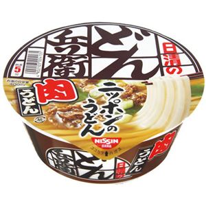 （まとめ買い）【ケース販売】日清のどん兵衛 肉うどん 87g×12個×3セット