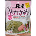 （まとめ買い）三陸産茎わかめ 梅しそ 80g×16セット