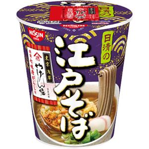 （まとめ買い）【ケース販売】日清の江戸そば 七味唐がらし付 76g×20個×2セット