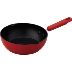 （まとめ買い）MEYER エナメル 外面ホーロー加工 ディープパン ER-DP20RD リッチレッド 20cm×2セット